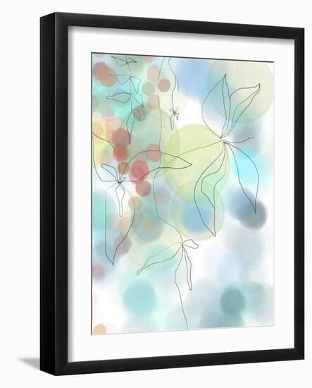 Liquid Floral One-Jan Weiss-Framed Art Print