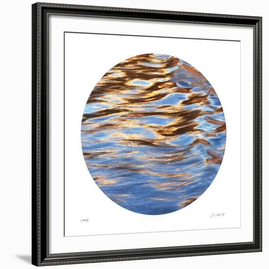 Liquid Gold Circle 2-Joy Doherty-Framed Giclee Print