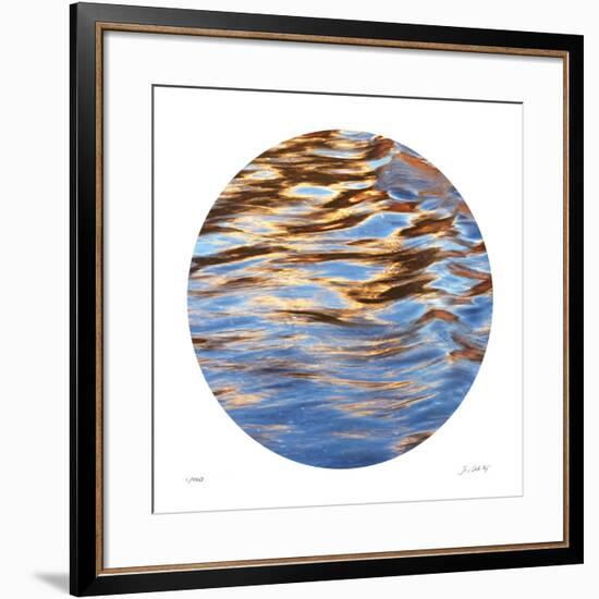 Liquid Gold Circle 2-Joy Doherty-Framed Giclee Print