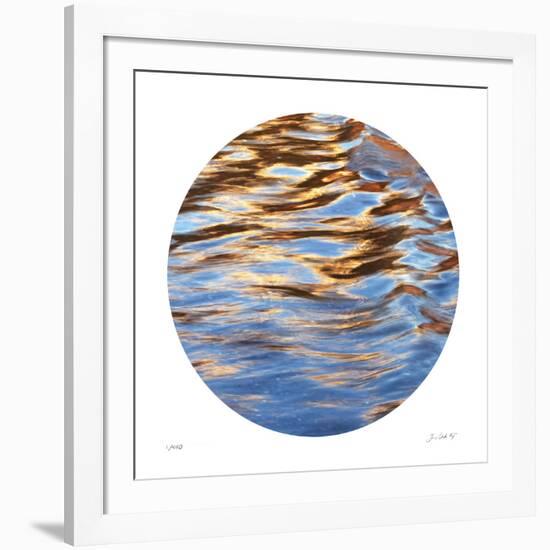 Liquid Gold Circle 2-Joy Doherty-Framed Giclee Print