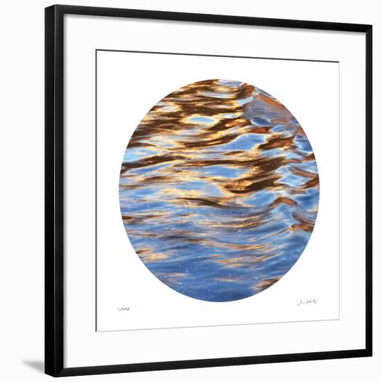 Liquid Gold Circle 2-Joy Doherty-Framed Giclee Print