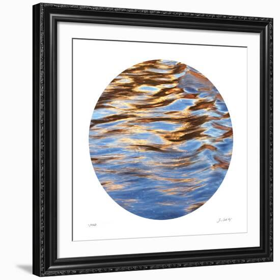 Liquid Gold Circle 2-Joy Doherty-Framed Giclee Print