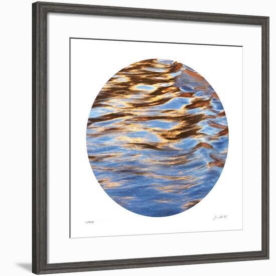 Liquid Gold Circle 2-Joy Doherty-Framed Giclee Print