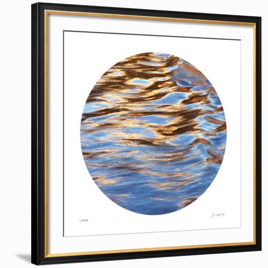 Liquid Gold Circle 2-Joy Doherty-Framed Giclee Print