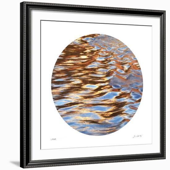 Liquid Gold Circle 3-Joy Doherty-Framed Giclee Print