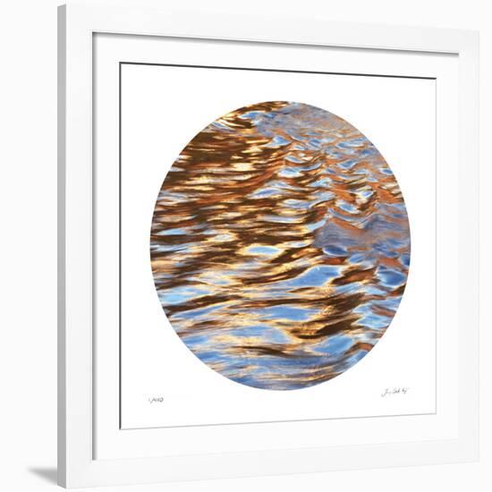 Liquid Gold Circle 3-Joy Doherty-Framed Giclee Print