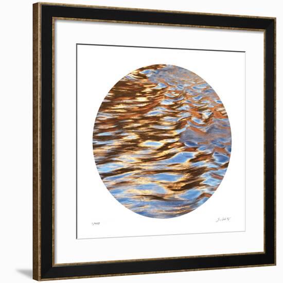 Liquid Gold Circle 3-Joy Doherty-Framed Giclee Print