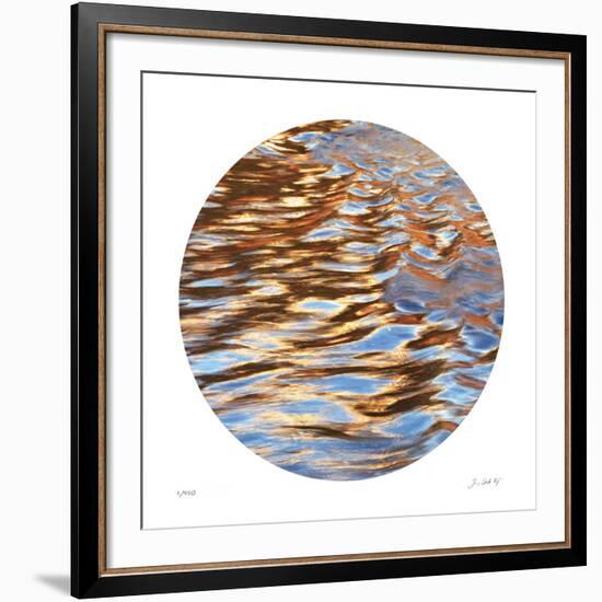 Liquid Gold Circle 3-Joy Doherty-Framed Giclee Print