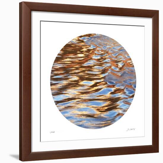 Liquid Gold Circle 3-Joy Doherty-Framed Giclee Print