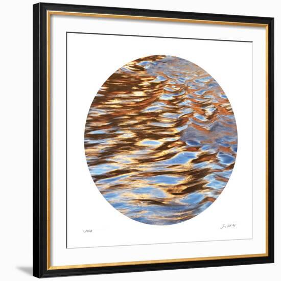 Liquid Gold Circle 3-Joy Doherty-Framed Giclee Print