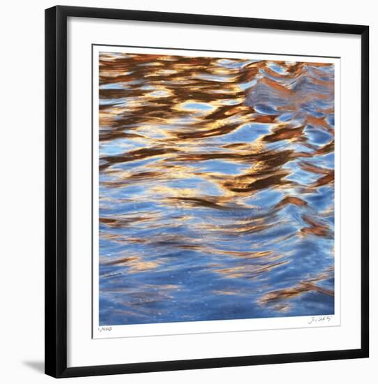 Liquid Gold Square 1-Joy Doherty-Framed Giclee Print