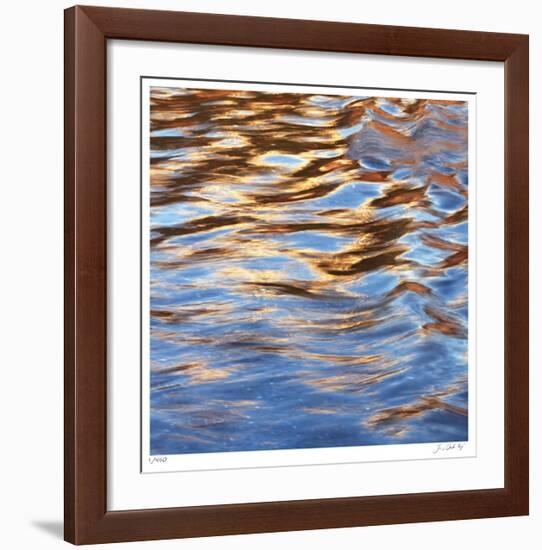 Liquid Gold Square 1-Joy Doherty-Framed Giclee Print