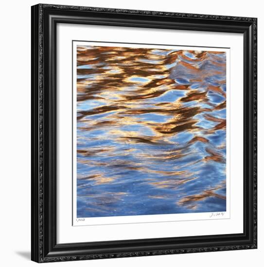 Liquid Gold Square 1-Joy Doherty-Framed Giclee Print