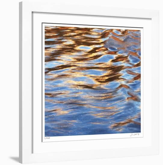 Liquid Gold Square 1-Joy Doherty-Framed Giclee Print