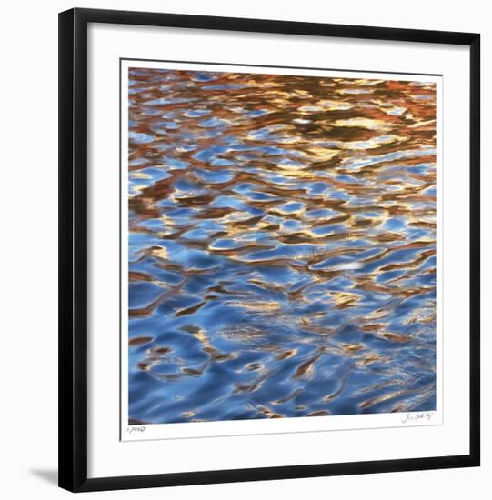 Liquid Gold Square 2-Joy Doherty-Framed Giclee Print