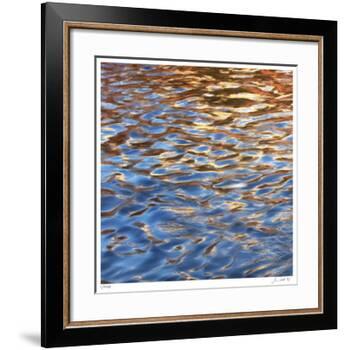Liquid Gold Square 2-Joy Doherty-Framed Giclee Print