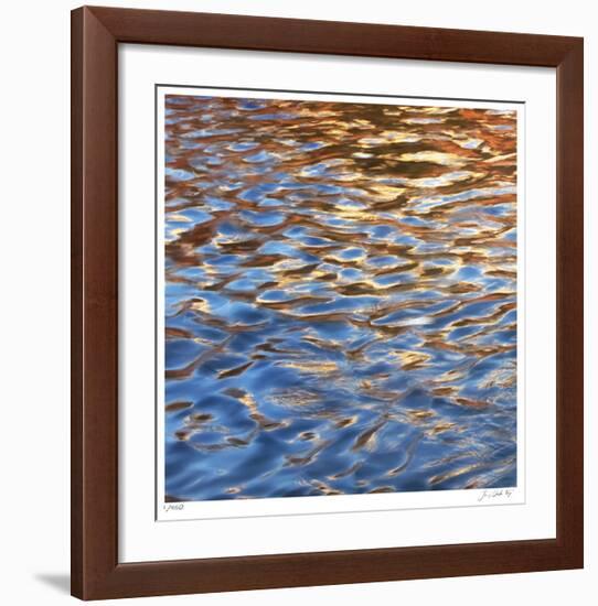 Liquid Gold Square 2-Joy Doherty-Framed Giclee Print