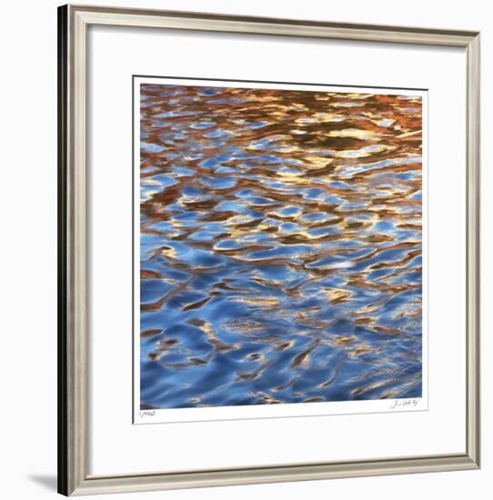 Liquid Gold Square 2-Joy Doherty-Framed Giclee Print