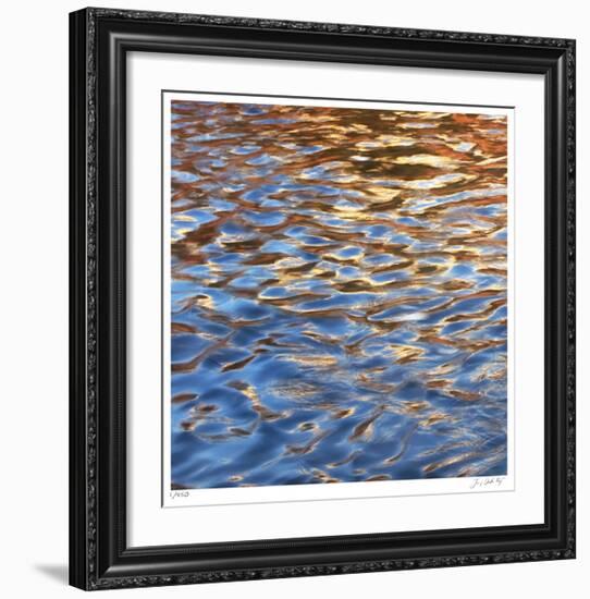 Liquid Gold Square 2-Joy Doherty-Framed Giclee Print