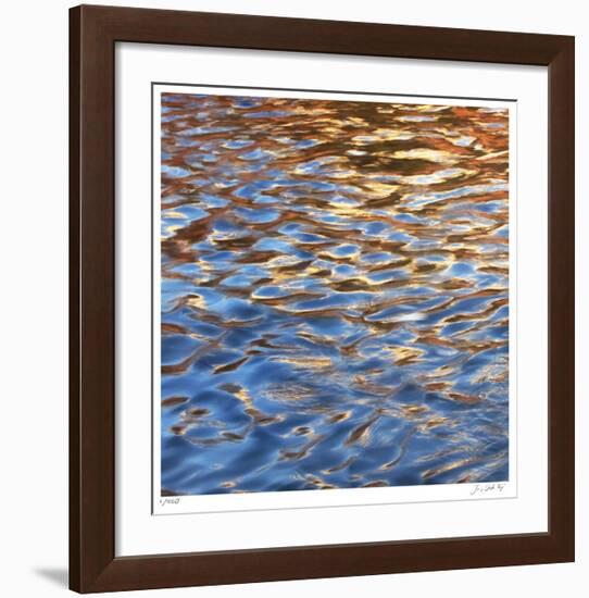 Liquid Gold Square 2-Joy Doherty-Framed Giclee Print