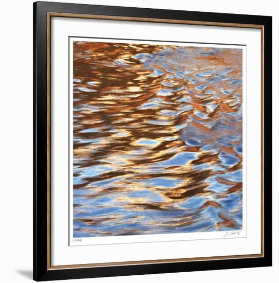 Liquid Gold Square 3-Joy Doherty-Framed Giclee Print