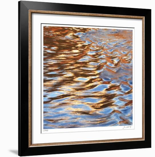 Liquid Gold Square 3-Joy Doherty-Framed Giclee Print