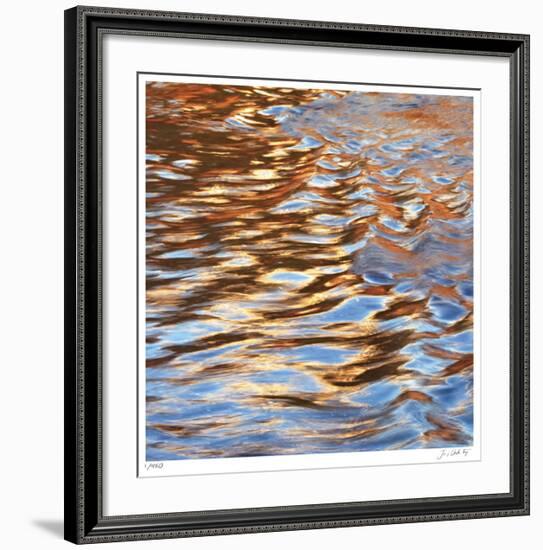 Liquid Gold Square 3-Joy Doherty-Framed Giclee Print