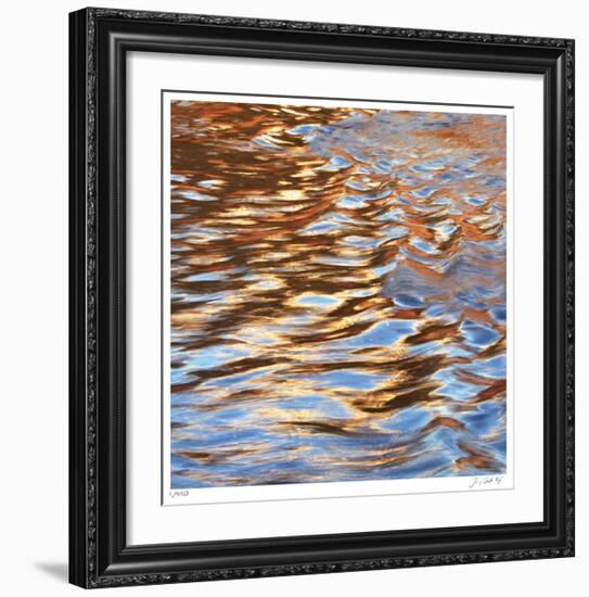 Liquid Gold Square 3-Joy Doherty-Framed Giclee Print