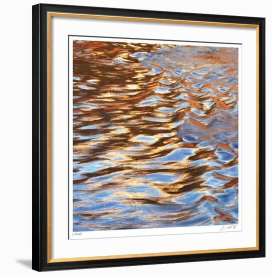Liquid Gold Square 3-Joy Doherty-Framed Giclee Print