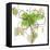 Liquid Green Flower-Jan Weiss-Framed Stretched Canvas