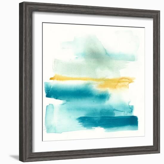 Liquid Horizon II-Jennifer Goldberger-Framed Art Print