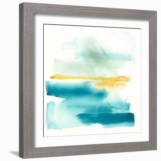 Liquid Horizon II-Jennifer Goldberger-Framed Art Print