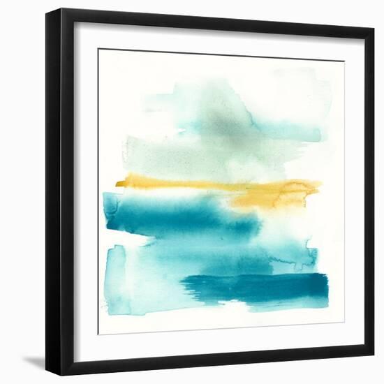 Liquid Horizon II-Jennifer Goldberger-Framed Art Print