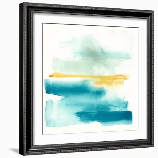 Liquid Horizon II-Jennifer Goldberger-Framed Art Print