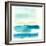 Liquid Horizon V-Jennifer Goldberger-Framed Art Print