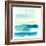 Liquid Horizon V-Jennifer Goldberger-Framed Art Print