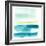 Liquid Horizon V-Jennifer Goldberger-Framed Art Print