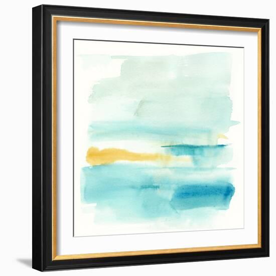 Liquid Horizon VI-Jennifer Goldberger-Framed Art Print