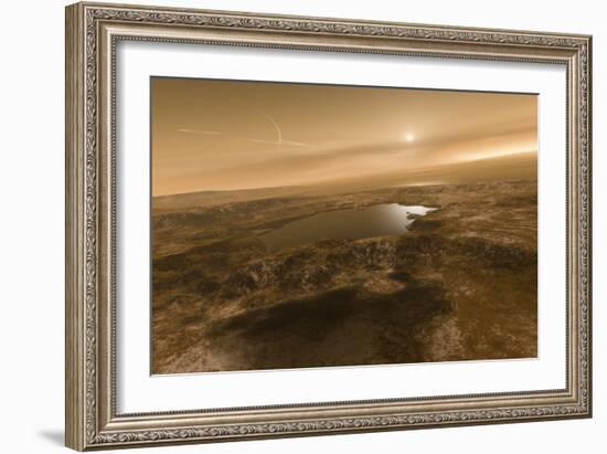 Liquid Hydrocarbons on Titan, Artwork-Detlev Van Ravenswaay-Framed Photographic Print