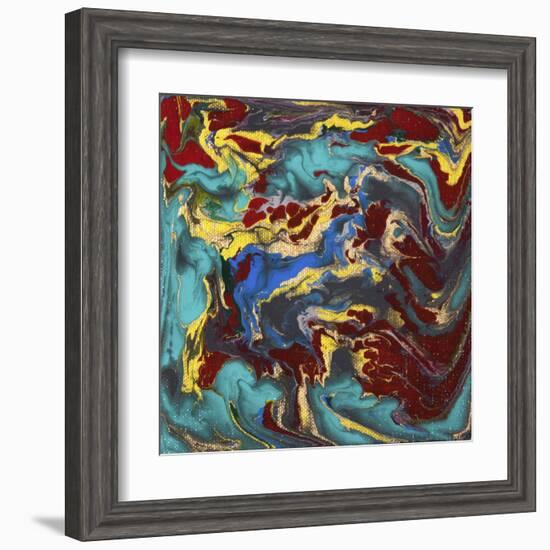 Liquid Industrial IIII - Canvas II-Hilary Winfield-Framed Giclee Print