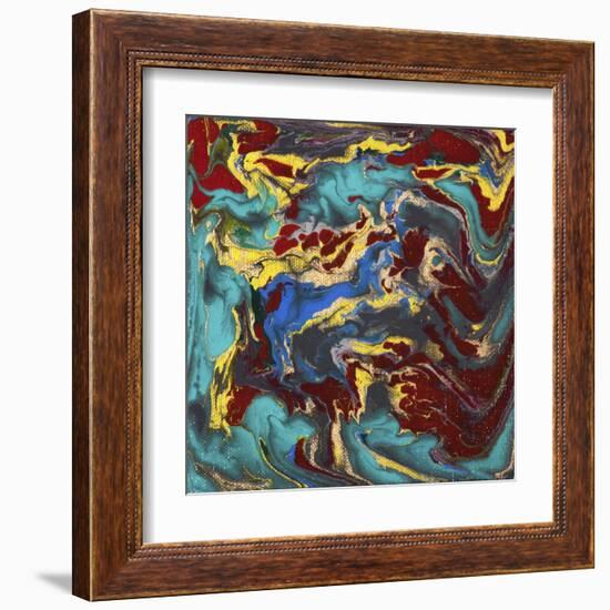 Liquid Industrial IIII - Canvas II-Hilary Winfield-Framed Giclee Print