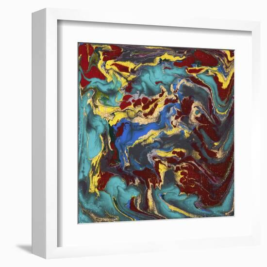 Liquid Industrial IIII - Canvas II-Hilary Winfield-Framed Giclee Print