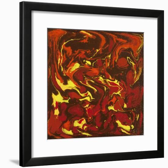 Liquid Industrial IIII - Canvas IV-Hilary Winfield-Framed Giclee Print