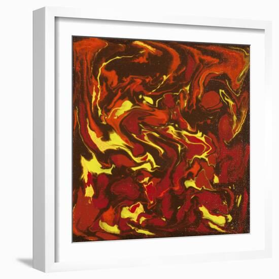 Liquid Industrial IIII - Canvas IV-Hilary Winfield-Framed Giclee Print