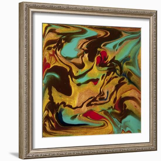 Liquid Industrial IIII - Canvas XVIII-Hilary Winfield-Framed Giclee Print