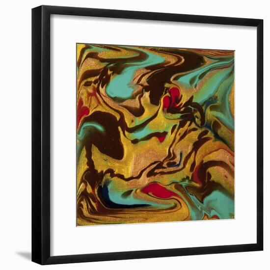 Liquid Industrial IIII - Canvas XVIII-Hilary Winfield-Framed Giclee Print