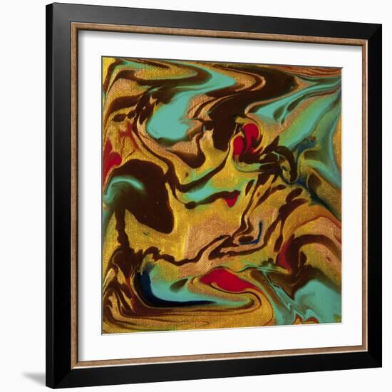 Liquid Industrial IIII - Canvas XVIII-Hilary Winfield-Framed Giclee Print