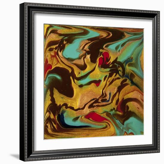 Liquid Industrial IIII - Canvas XVIII-Hilary Winfield-Framed Giclee Print