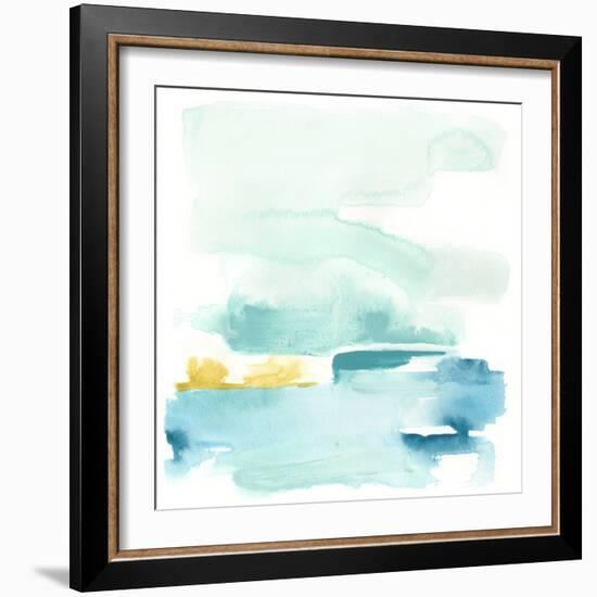 Liquid Shoreline II-June Vess-Framed Art Print