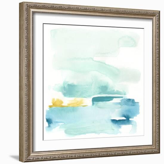 Liquid Shoreline II-June Vess-Framed Premium Giclee Print